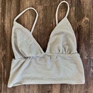 Urban Outfitters Silver Tank